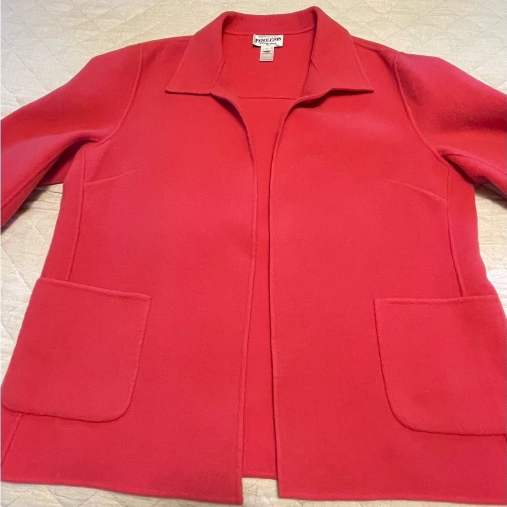 Pendleton Boiled Wool Coral Jacket - image 3